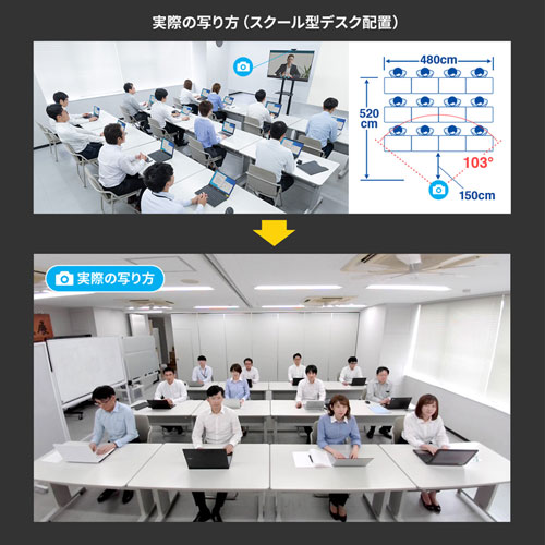 サンワサプライ 会議用ワイドレンズカメラ CMSV51BK サンワサプライ 会議用ワイドレンズカメラ CMSV51BK