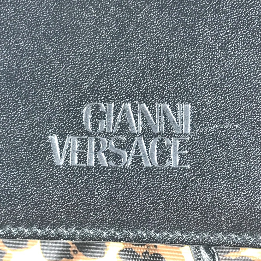 リュックサック レオパード 豹 ヒョウ ヴィンテージ バックパック カバン レザー/PVC イエロー