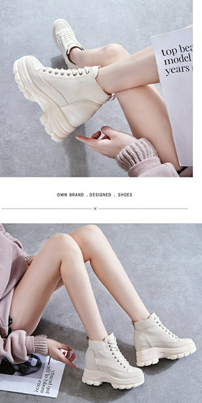 【大好評！最安値挑戦!】ショートブーツ 太ヒール レディース 厚底ハイヒール 9cm ブーツ レディース ブーツ 靴 編み上げブーツ ショート 靴 合皮 黒 ブラウン ハイカット ブラウン 厚底 紐