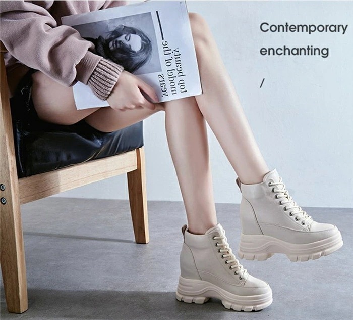 【大好評！最安値挑戦!】ショートブーツ 太ヒール レディース 厚底ハイヒール 9cm ブーツ レディース ブーツ 靴 編み上げブーツ ショート 靴 合皮 黒 ブラウン ハイカット ブラウン 厚底 紐