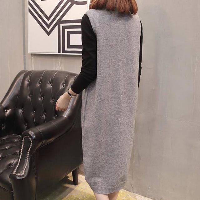 ワンピース 秋新作 新作 送料無料 ジャンスカ ジャンパースカート ひざ丈 ミドル丈 ノースリブ vネック カジュアル フォーマル オフェス 通学 ゆったり カジュアル 秋服 秋冬