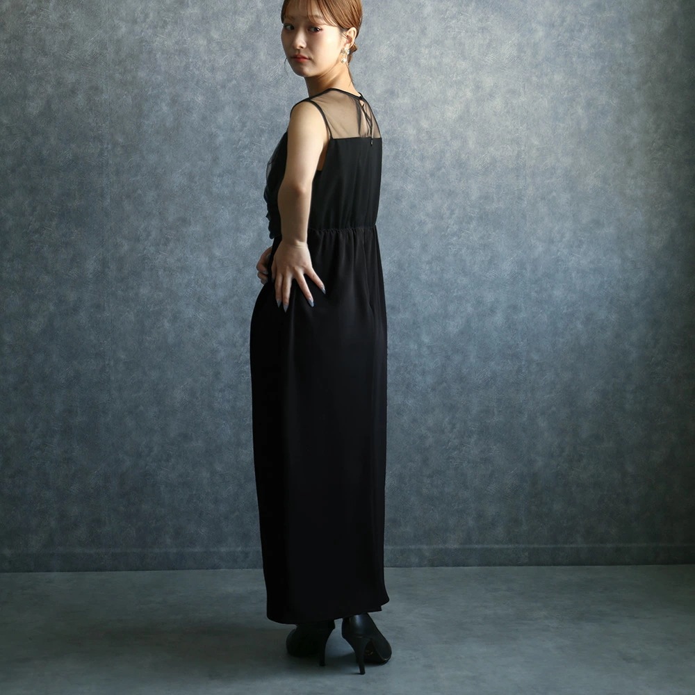 結婚式 パーティードレス オケージョン ブラックドレス 華やか ボリュームチュールトップス&ノースリーブペンシルドレス フリル チュール フォーマル 20代 30代 40代 お呼ばれ 2次会 謝恩会 結婚式 パーティードレス オケージョン ブラックドレス 華やか ボリュームチュールトップス&ノースリーブペンシルドレス フリル チュール フォーマル 20代 30代 40代 お呼ばれ 2次会 謝恩会