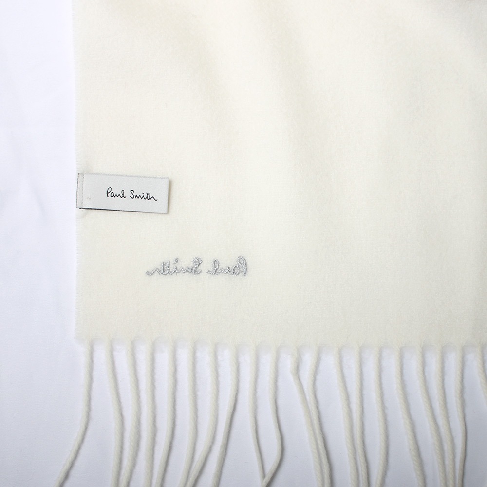 マフラー M1A-933D-AS04 メンズ レディース ホワイト マフラー M1A-933D-AS04 メンズ レディース ホワイト