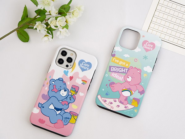 Qoo10] iPhone14ケアベア韓国スマホケース