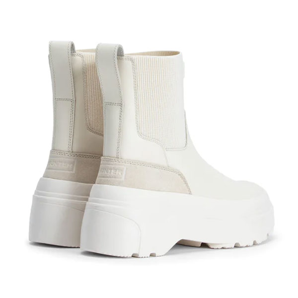 ハンター HUNTER レディース エクスプローラー チェルシー フラットフォームブーツ WFS1000LPY-WHW ハンター HUNTER レディース エクスプローラー チェルシー フラットフォームブーツ WFS1000LPY-WHW
