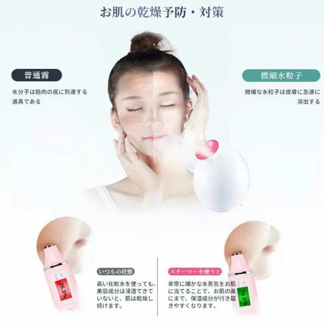 フェイススチーマー スチーマー美顔器 ナノ微粒化 70ML 美容スチーマー 濃密スチーム 温熱噴霧 クレンジング 温熱ケア 全肌質適用 乾燥対策 補水 保湿 美肌 スキンケア ホームSPA 操作簡単 フェイススチーマー スチーマー美顔器 ナノ微粒化 70ML 美容スチーマー 濃密スチーム 温熱噴霧 クレンジング 温熱ケア 全肌質適用 乾燥対策 補水 保湿 美肌 スキンケア ホームSPA 操作簡単