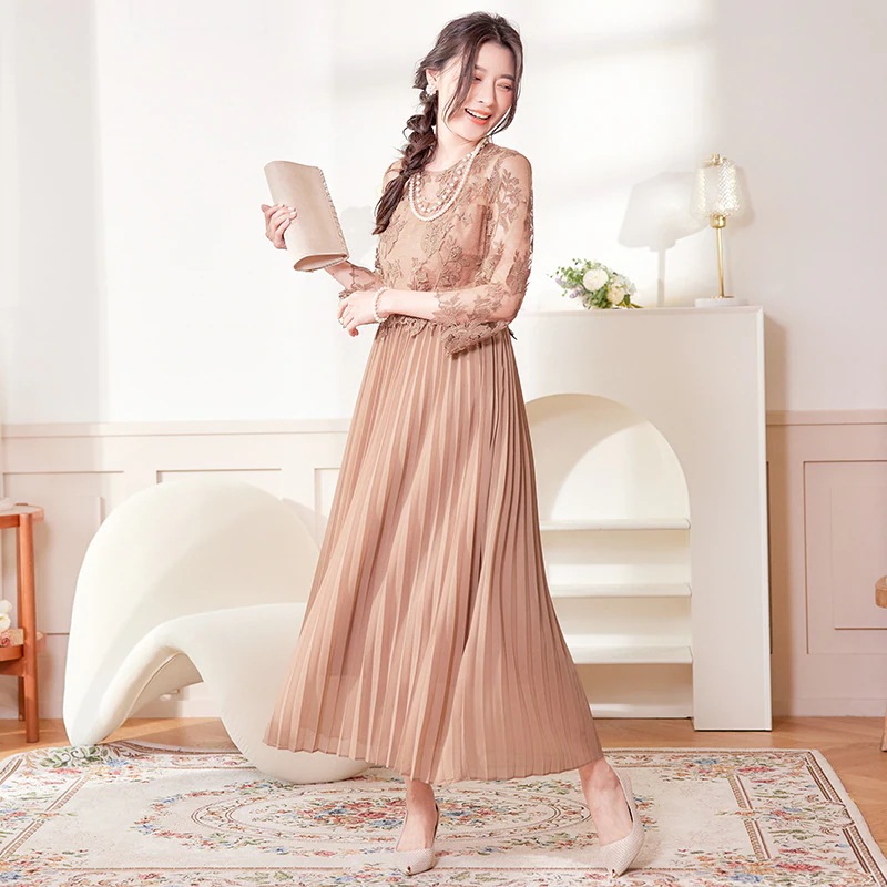 20255新作 シンプル 気質 ワンピース ロングワンピース 刺繍レースロングドレス フォーマル パーティー キャバドレス シャツワンピース 大きめサイズ 20255新作 シンプル 気質 ワンピース ロングワンピース 刺繍レースロングドレス フォーマル パーティー キャバドレス シャツワンピース 大きめサイズ