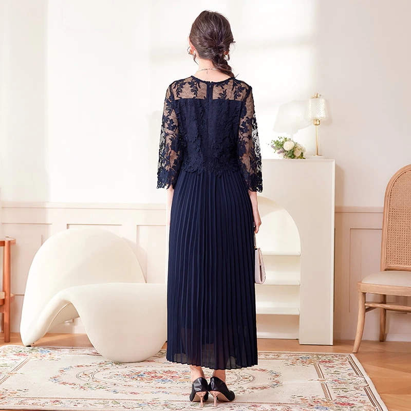 20255新作 シンプル 気質 ワンピース ロングワンピース 刺繍レースロングドレス フォーマル パーティー キャバドレス シャツワンピース 大きめサイズ 20255新作 シンプル 気質 ワンピース ロングワンピース 刺繍レースロングドレス フォーマル パーティー キャバドレス シャツワンピース 大きめサイズ