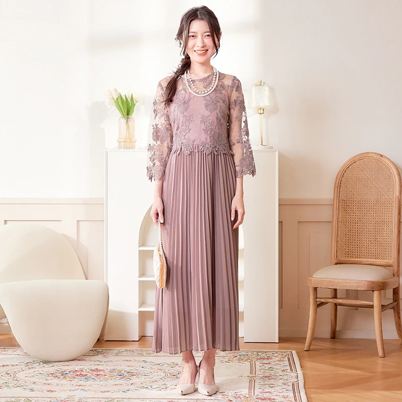20255新作 シンプル 気質 ワンピース ロングワンピース 刺繍レースロングドレス フォーマル パーティー キャバドレス シャツワンピース 大きめサイズ 20255新作 シンプル 気質 ワンピース ロングワンピース 刺繍レースロングドレス フォーマル パーティー キャバドレス シャツワンピース 大きめサイズ