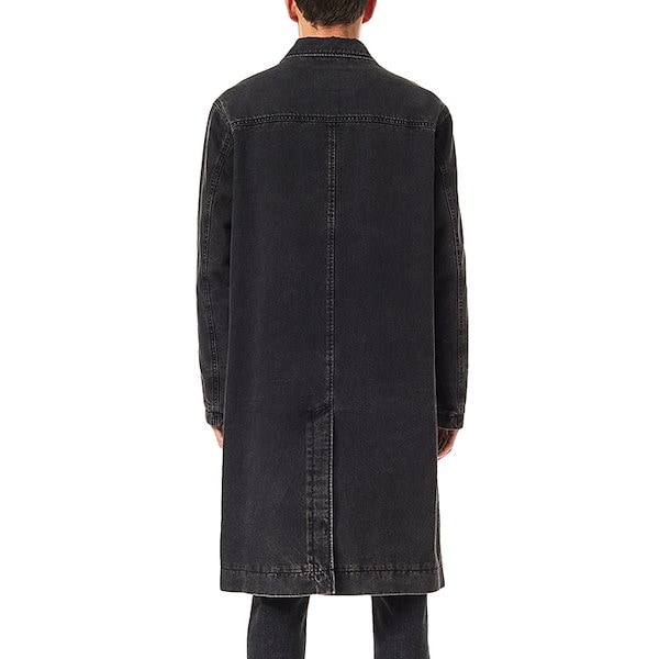 Qoo10] DIESEL デニムロングコート メンズ D-ROKU