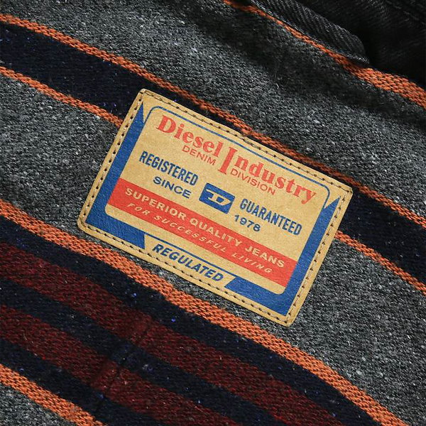 ディーゼル　デニムロングコート DIESEL（ディーゼル） デニムロングコート メンズ ウォッシュ加工 中綿