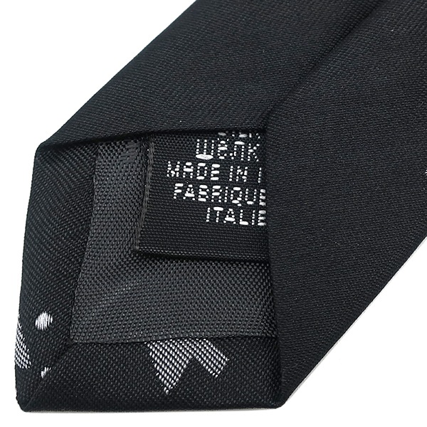ヴィヴィアンウエストウッド Vivienne Westwood ネクタイ ツリー柄 7cm シルク ブラック×グレー 黒 オーブ 【中古】 ヴィヴィアンウエストウッド Vivienne Westwood ネクタイ ツリー柄 7cm シルク ブラック×グレー 黒 オーブ 【中古】