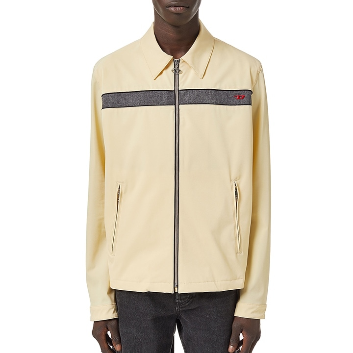 ジップアップジャケット メンズ J-TOMMY デニム切替ライン ストレッチナイロン die-m-o-f4-024 ジップアップジャケット メンズ J-TOMMY デニム切替ライン ストレッチナイロン die-m-o-f4-024