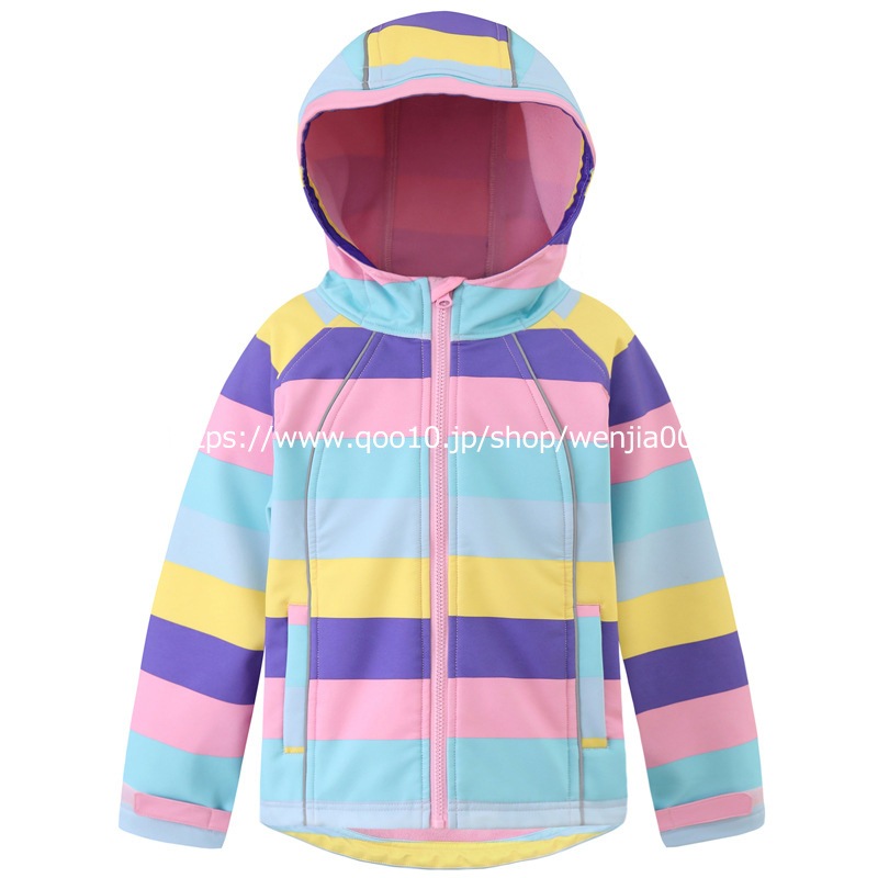 【美品】ZARA 子ども用スキーウェア ピンクストライプ 104cm 子供用スキーウェア ピンクストライプ 美品】ZARA 子ども用