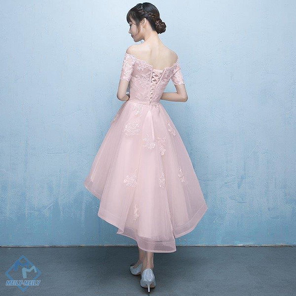 Qoo10] カラードレス ピンク ミニドレス 安い