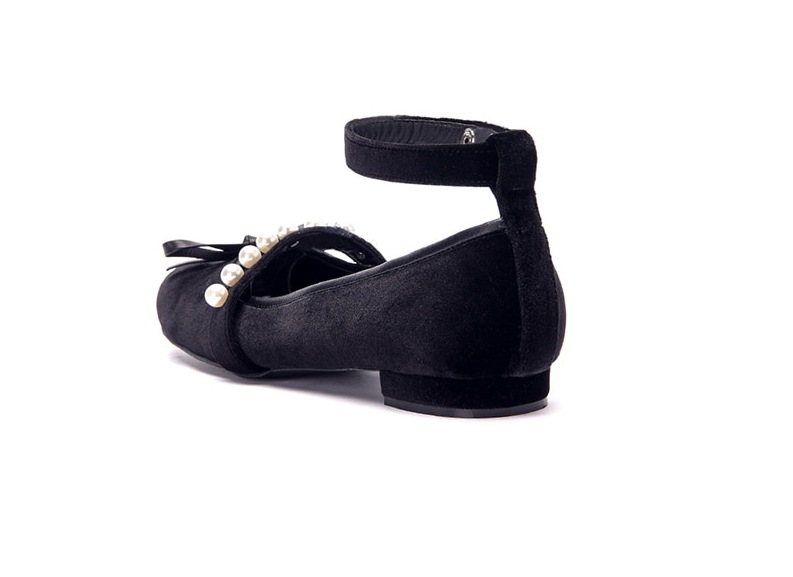 ストラップポイントメリージェーンシューズ[パール]