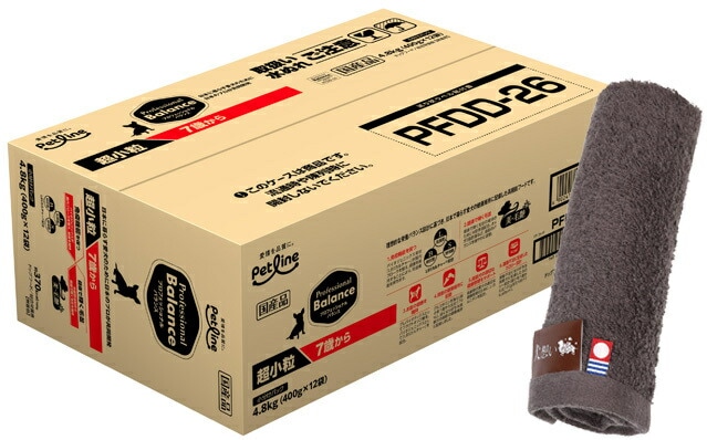 プロフェッショナル バランス 超小粒 7歳から 4.8kg【犬想いオリジナル 今治ハンドタオルセット】【タオルカラー モカ】【正規品】 プロフェッショナル バランス 超小粒 7歳から 4.8kg【犬想いオリジナル 今治ハンドタオルセット】【タオルカラー モカ】【正規品】