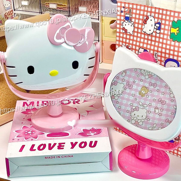 ハローキティ キラキラ卓上ミラー Amazon.co.jp: キラキラハローキティミラー 鏡デコレーション