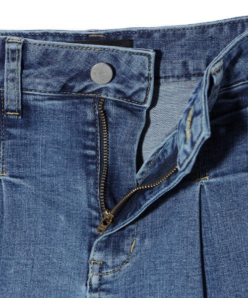 ★YOUHEE★ DENIM SKIRT PANTS SKY BLUE YHDPEA001SL Qoo10] YOUHEE YOUHEE DENIM SKIRT P