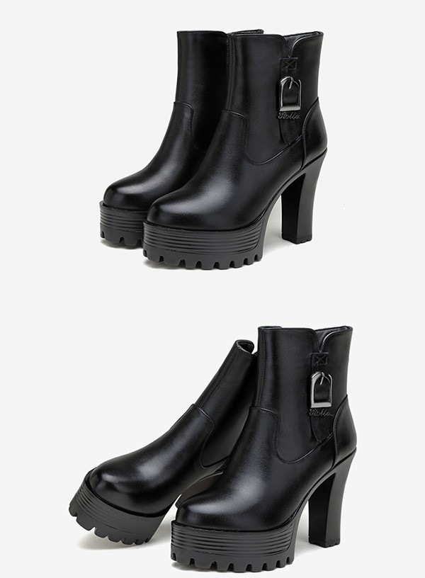 ショートブーツレディース チャンキーヒール 美脚 ショート ブーツ 10センチ 太ヒール 秋冬 疲れにくい 歩きやすい 太ヒール ブーツ スムース 防寒 歩きやすい 小さいサイズ 大きいサイズ 黒 2 ショートブーツレディース チャンキーヒール 美脚 ショート ブーツ 10センチ 太ヒール 秋冬 疲れにくい 歩きやすい 太ヒール ブーツ スムース 防寒 歩きやすい 小さいサイズ 大きいサイズ 黒 2