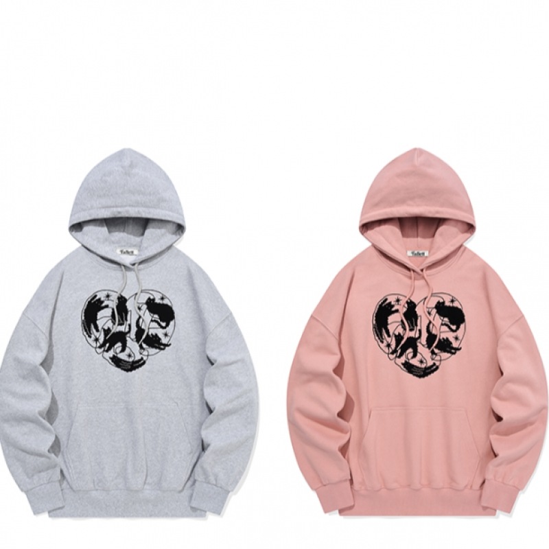 ファレットハートネロパーカーライトグレー