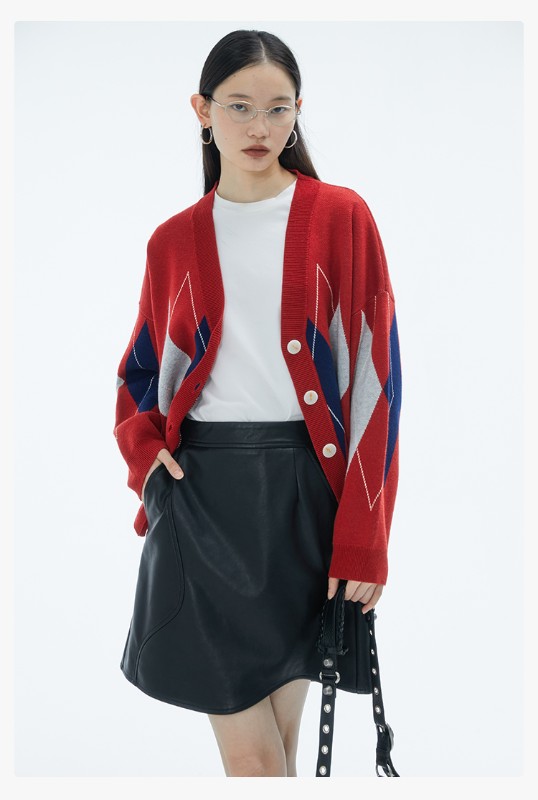 オモントエッグタルトクリスマスセータージャケットレディース秋冬新作2023ゆったりアウターカーディガンニットトップストレンド オモントエッグタルトクリスマスセータージャケットレディース秋冬新作2023ゆったりアウターカーディガンニットトップストレンド