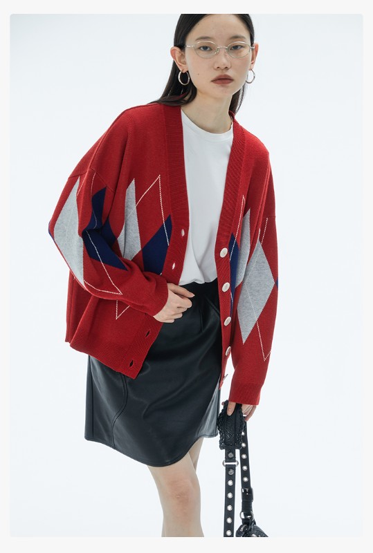 オモントエッグタルトクリスマスセータージャケットレディース秋冬新作2023ゆったりアウターカーディガンニットトップストレンド オモントエッグタルトクリスマスセータージャケットレディース秋冬新作2023ゆったりアウターカーディガンニットトップストレンド