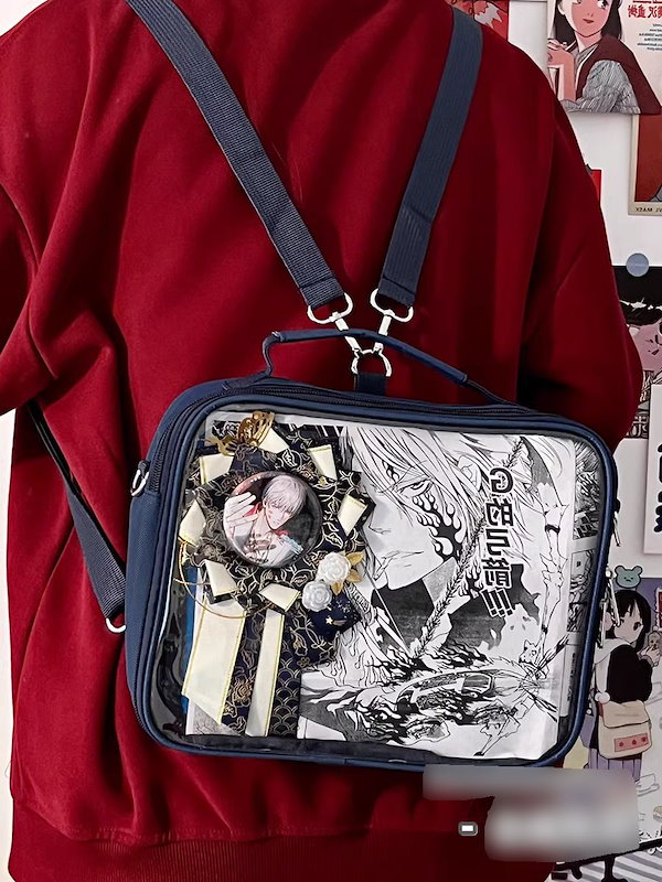 hearts2hearts ナップザック バッグ 新品未使用 トレカなし Qoo10] 新作 痛バッグ 痛バ 二次元 痛バッグ