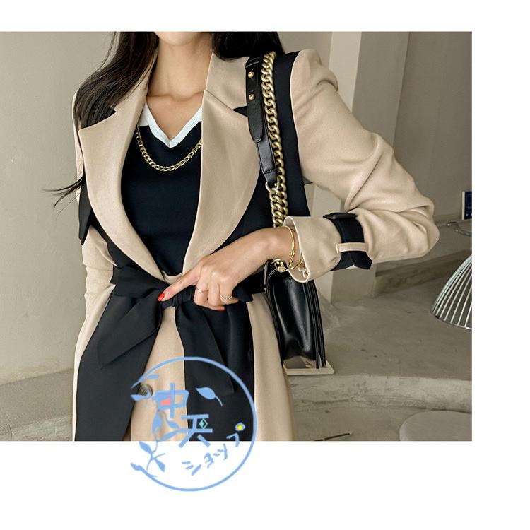 大人気 上品 ロングコートレディース 春秋 トレンチコート 切り替えコート 折り襟マキシチェスターコート スーツコートレディース 長袖アウター 韓国風気質 通勤 大人 新作 大人気 上品 ロングコートレディース 春秋 トレンチコート 切り替えコート 折り襟マキシチェスターコート スーツコートレディース 長袖アウター 韓国風気質 通勤 大人 新作