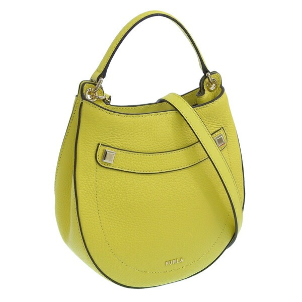 フルラ バッグ レディース クロスボディ 2WAYバッグ ハンドバッグ アウトレット レザー イエロー AFRODITE MINI CROSSBODY WB00634BX03051068S FURLA