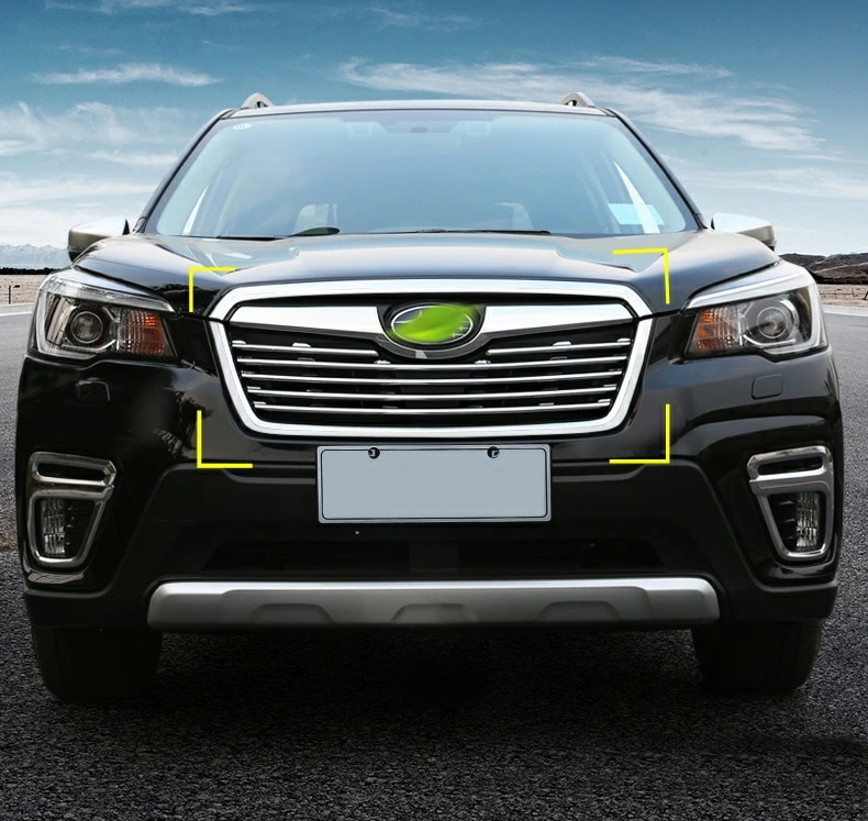 スバル・フォレスターSK系 用 フロント ラジエータグリル ガーニッシュ トリム 1セット スバル・フォレスターSK系 用 フロント ラジエータグリル ガーニッシュ トリム 1セット