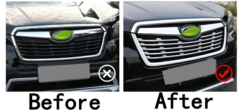 スバル・フォレスターSK系 用 フロント ラジエータグリル ガーニッシュ トリム 1セット スバル・フォレスターSK系 用 フロント ラジエータグリル ガーニッシュ トリム 1セット