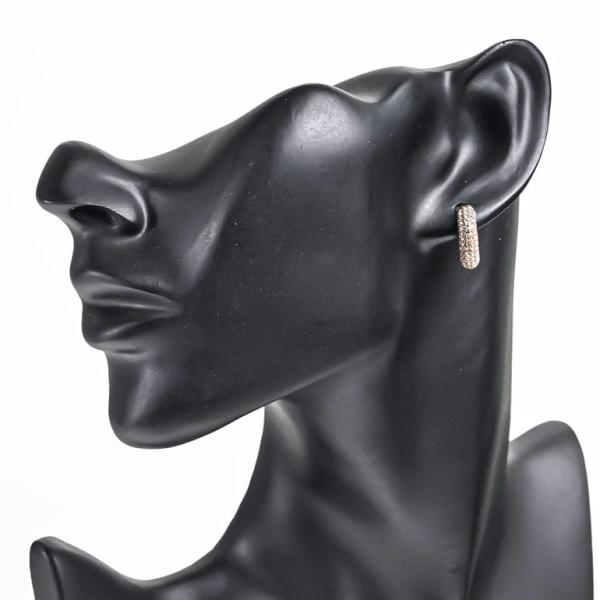 ピアス Dextera スモール フープピアス クリア ローズゴールド 5636531 ジュエリー アクセサリー_3