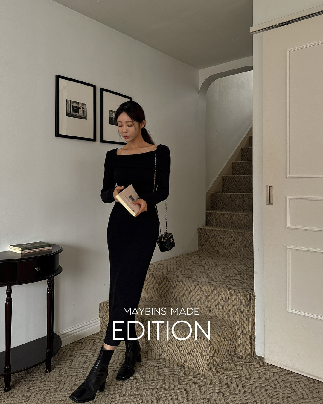 オフショルダーシャーリングワンピース韓国ファッション レディース オフショルダーシャーリングワンピース韓国ファッション レディース