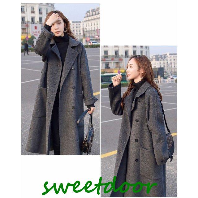 超ロングコート レディース ロングコート レディース 冬 チェスターコート レディース グレー ロング丈 ルーズ グレー 大人 シンプル 超ロングコート レディース ロングコート レディース 冬 チェスターコート レディース グレー ロング丈 ルーズ グレー 大人 シンプル