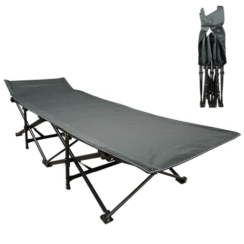 折りたたみベッド キャンプベッド こっと アウトドアベッド 簡易ベッド 組立不要 収納便利 耐荷重160kg 通気性 軽量 収納カバー付き