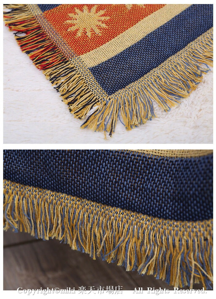 【大好評！最安値挑戦!】【即納】太陽神 毛布 ニット ブランケット 掛け毛布 大判 かわいい ひざ掛け プレゼント 通年使用 北欧風 ソファカバー おしゃれ 長方形 コットン ベッド ソファー マルチ