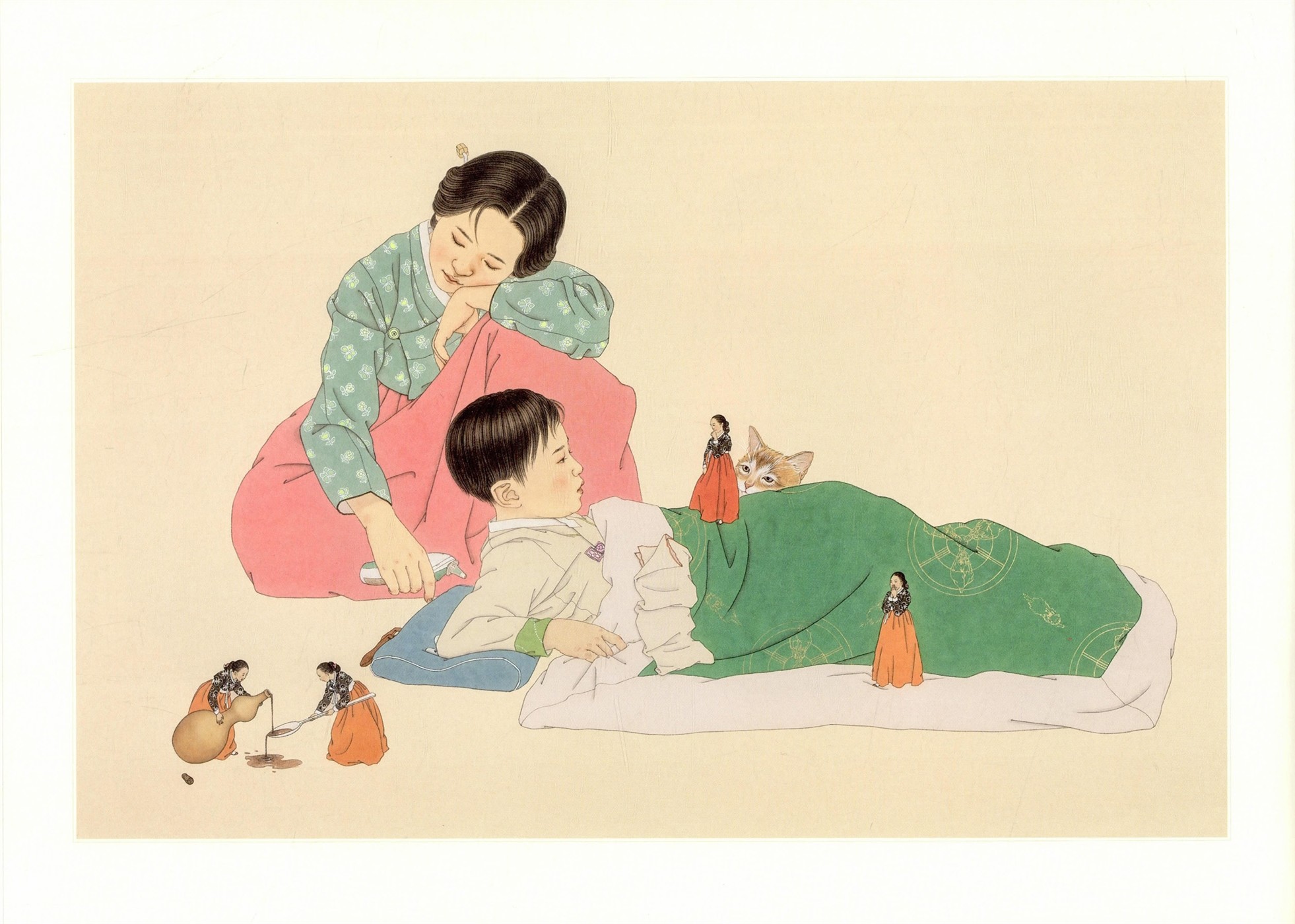 絵本セット 真夜中のちいさなようせい+ちいさなようせいの贈り物 한밤중 개미 요정+개미 요정의 선물 韓国語絵本 シン・ソンミ 伝統彩色画 東洋画技法 絵本セット 真夜中のちいさなようせい+ちいさなようせいの贈り物 한밤중 개미 요정+개미 요정의 선물 韓国語絵本 シン・ソンミ 伝統彩色画 東洋画技法