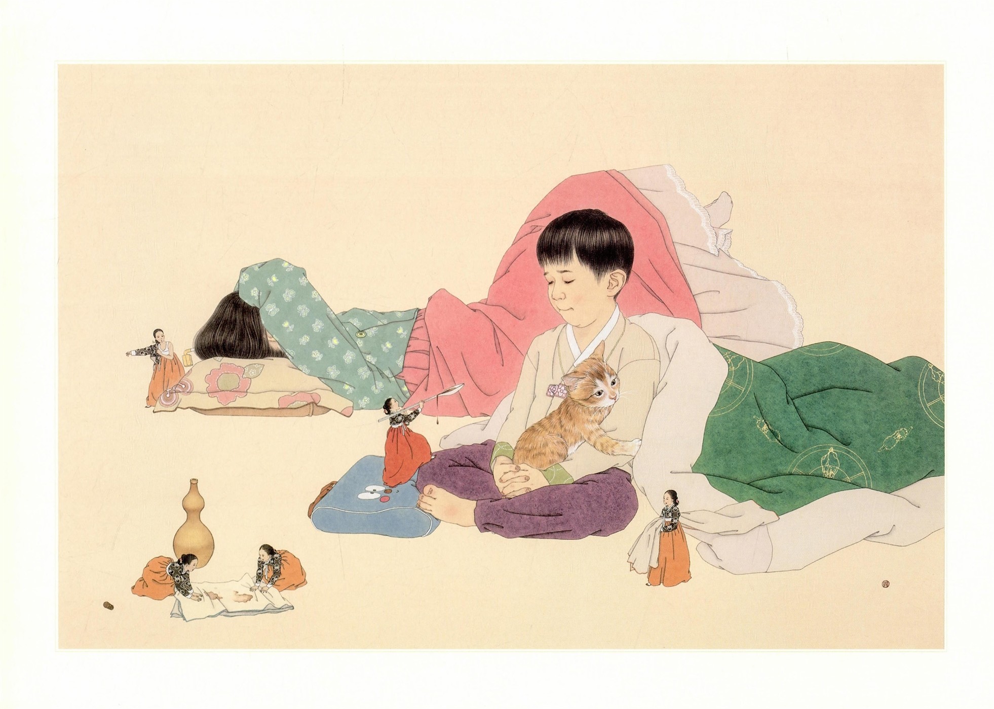 絵本セット 真夜中のちいさなようせい+ちいさなようせいの贈り物 한밤중 개미 요정+개미 요정의 선물 韓国語絵本 シン・ソンミ 伝統彩色画 東洋画技法 絵本セット 真夜中のちいさなようせい+ちいさなようせいの贈り物 한밤중 개미 요정+개미 요정의 선물 韓国語絵本 シン・ソンミ 伝統彩色画 東洋画技法