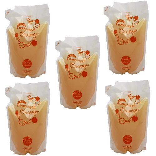 【x5個セット】 サニープレイス ナノサプリ ヘアクレンジングシャンプー オレンジ 800ml (詰替用) 【x5個セット】 サニープレイス ナノサプリ ヘアクレンジングシャンプー オレンジ 800ml (詰替用)