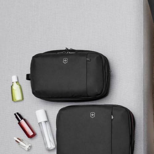 VICTORINOX(ビクトリノックス) Travel Essentials トラベルエッセンシャルズ トイレタリーバッグ トラベルポーチ 洗面用具入れ 旅行 ブラック 黒 【国内正規品】 65337 VICTORINOX(ビクトリノックス) Travel Essentials トラベルエッセンシャルズ トイレタリーバッグ トラベルポーチ 洗面用具入れ 旅行 ブラック 黒 【国内正規品】 65337