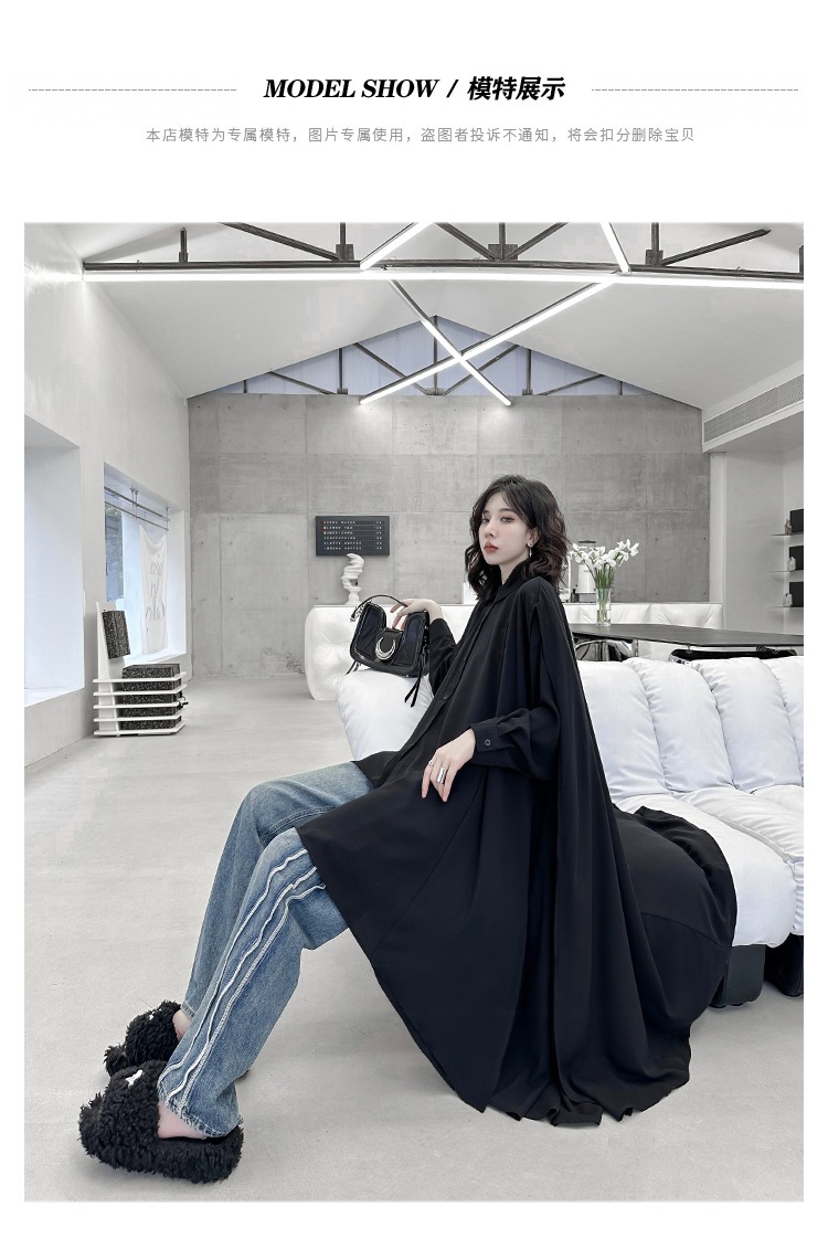 【J.Fashion】 2025秋 前短後長 ロングブラウス 不規則裾 おしゃれ レディース ロングシャツ チュニック 関連商品購入可能 メガ割