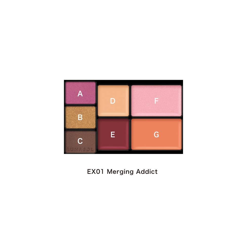 ルナソル(LUNASOL) ホリデーフェイバリット2020 EX01 Merging Addict 14g