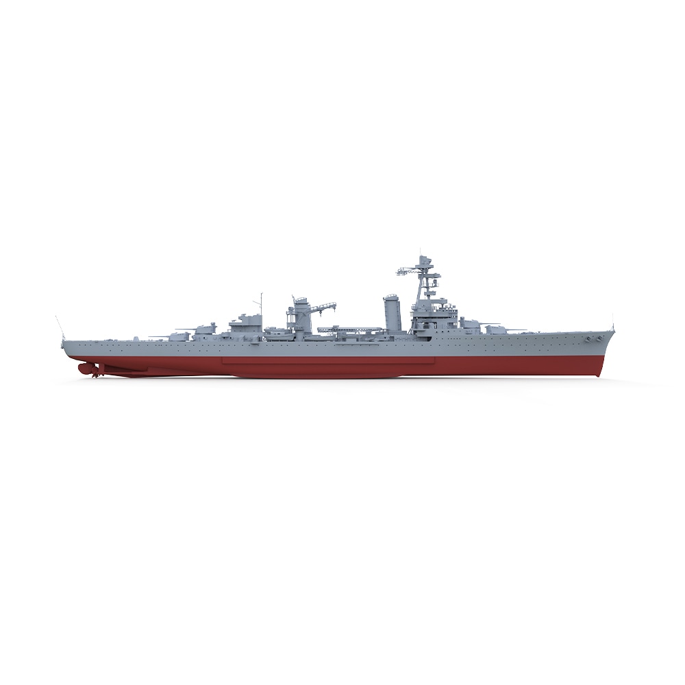 SSMODEL 1/700 SSC700584S 軍事モデルフランス海軍コルベール巡洋艦船底版_4