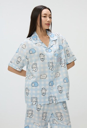 SPAO ガナディ 半袖 パジャマ(CREAM) Qoo10] スパオ SPAO ガナディ 半袖 パジャマ(LI