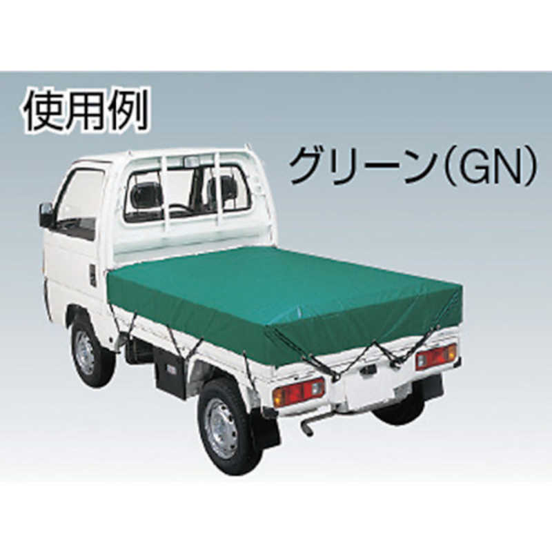 トラスコ中山　トラックシートα 2t用 幅2300mmX長さ3.6m 銀　TS2TA