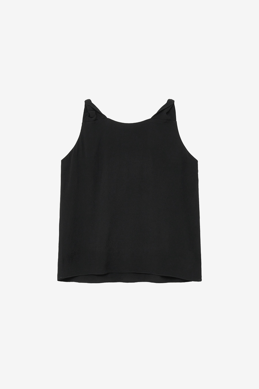 【INSILENCE】 DEMURE SLEEVELESS TOP : BLACK