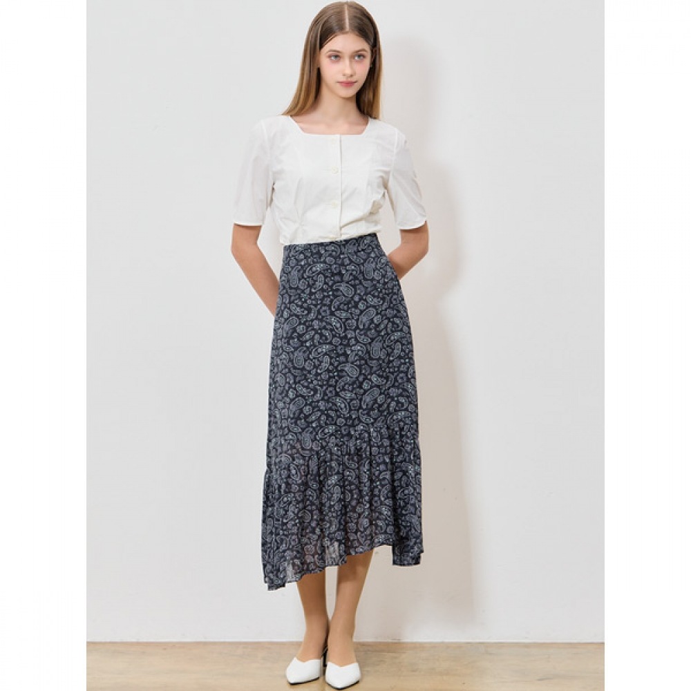 [She Miss] アリスペイズリープリントスカート (価格:218,000ウォン)