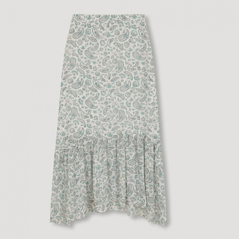 [She Miss] アリスペイズリープリントスカート (価格:218,000ウォン)