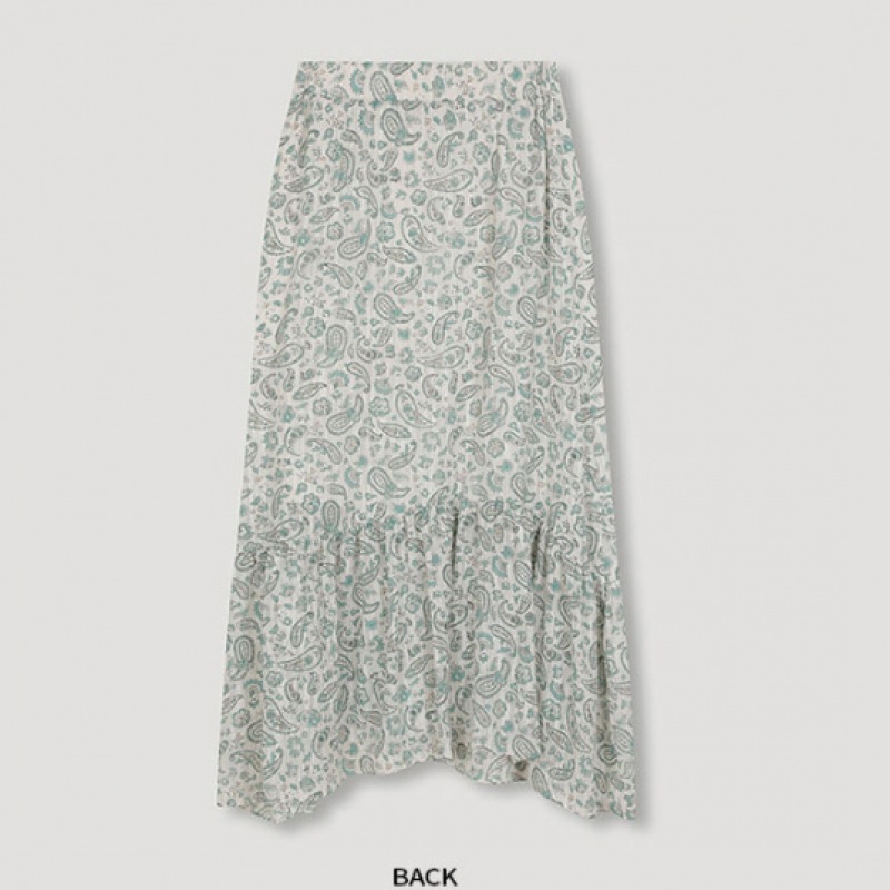 [She Miss] アリスペイズリープリントスカート (価格:218,000ウォン)